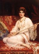 William Clarke Wontner The Dancing Girl oil painting on canvas
